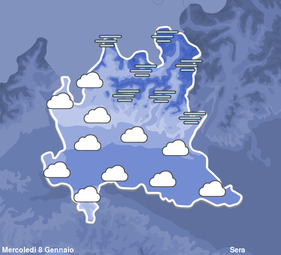 Previsioni Meteo Lombardia Sera