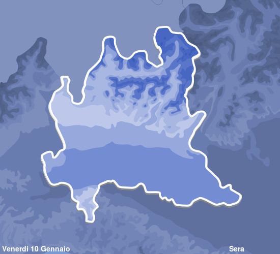 Previsioni Meteo Lombardia Sera