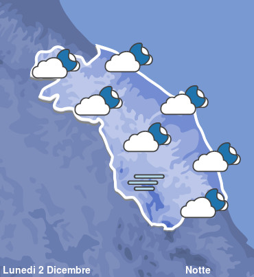 Previsioni Meteo Marche Notte