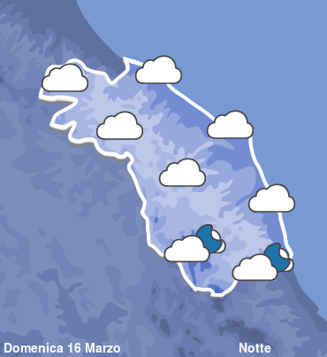 Previsioni Meteo Marche Notte