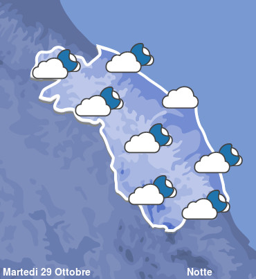 Previsioni Meteo Marche Notte