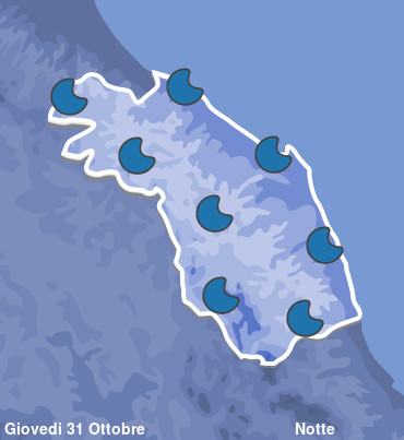 Previsioni Meteo Marche Notte