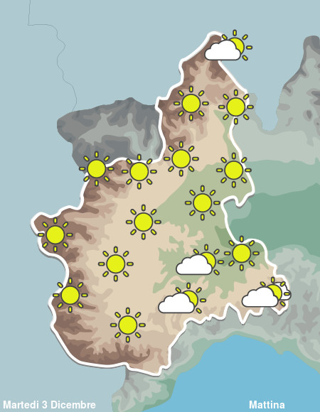 Previsioni Meteo Piemonte Mattina