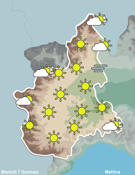 Previsioni Meteo Piemonte Mattina