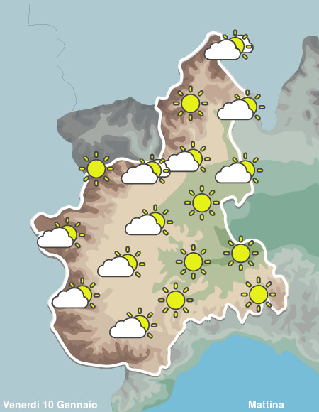 Previsioni Meteo Piemonte Mattina