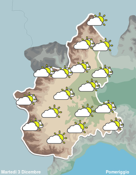 Previsioni Meteo Piemonte Pomeriggio