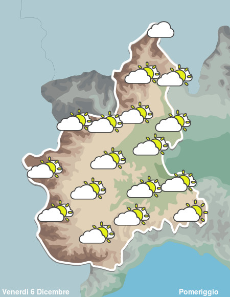 Previsioni Meteo Piemonte Pomeriggio