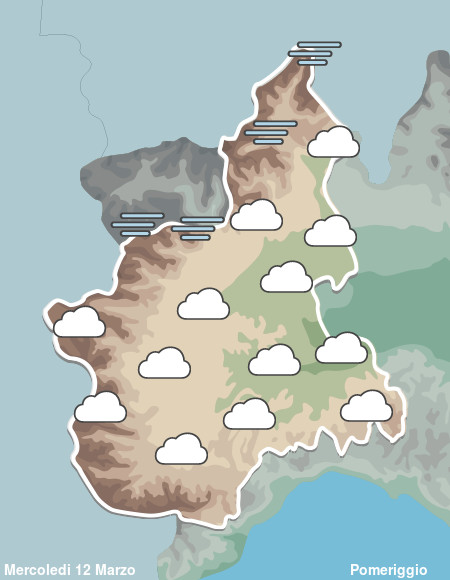 Previsioni Meteo Piemonte Pomeriggio