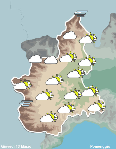 Previsioni Meteo Piemonte Pomeriggio