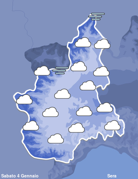 Previsioni Meteo Piemonte Sera