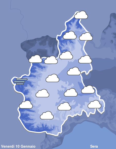 Previsioni Meteo Piemonte Sera