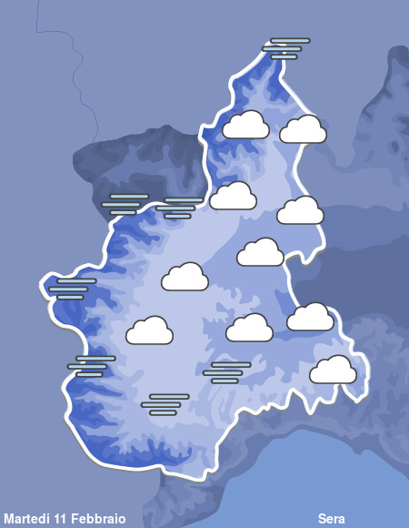 Previsioni Meteo Piemonte Sera