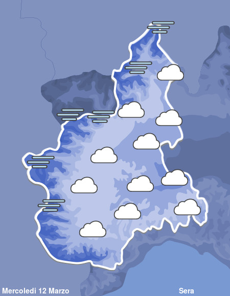 Previsioni Meteo Piemonte Sera