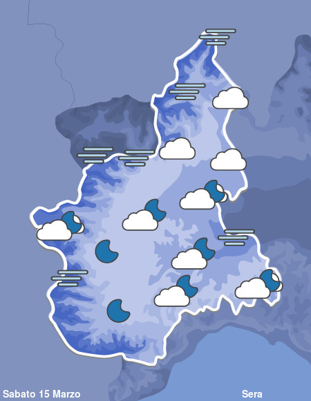 Previsioni Meteo Piemonte Sera