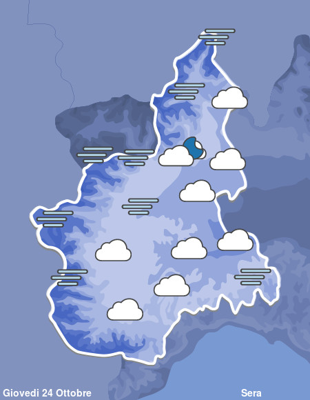 Previsioni Meteo Piemonte Sera