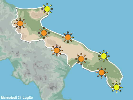 Previsioni Meteo Puglia