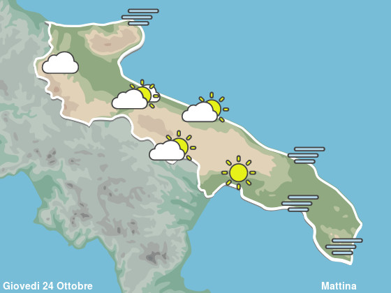 Previsioni Meteo Puglia Mattina