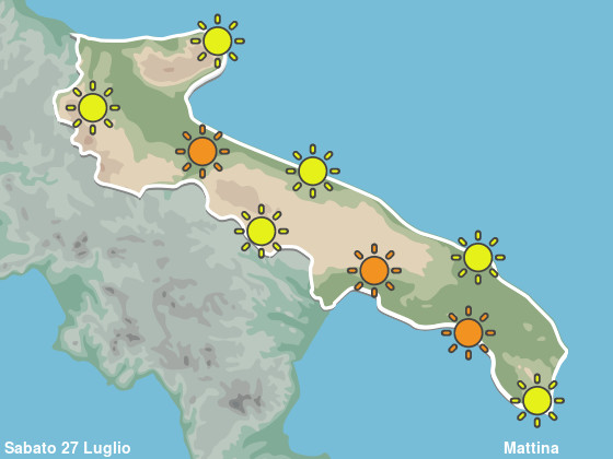 Previsioni Meteo Puglia Mattina