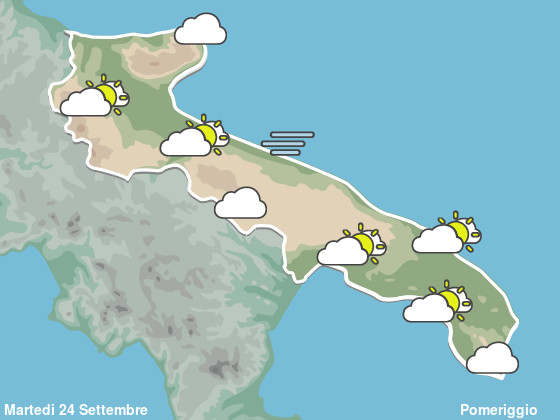 Previsioni Meteo Puglia Pomeriggio