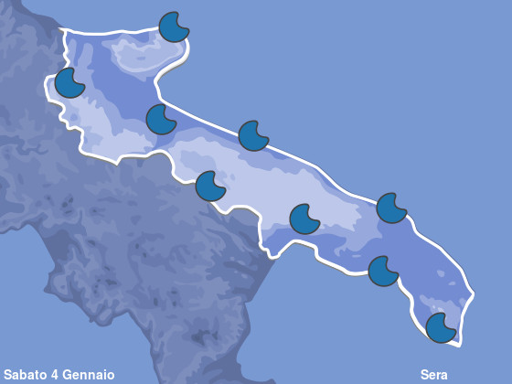 Previsioni Meteo Puglia Sera