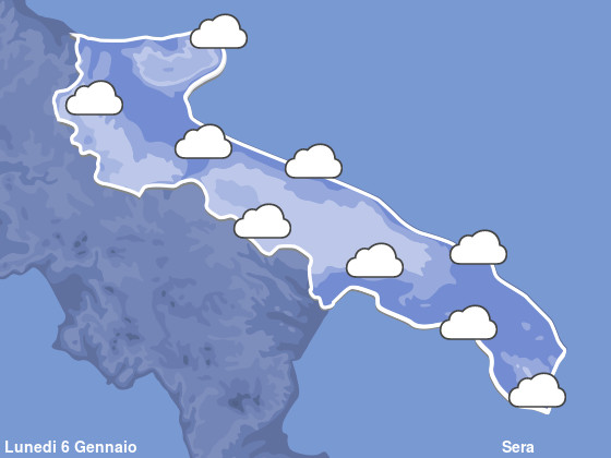 Previsioni Meteo Puglia Sera