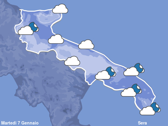 Previsioni Meteo Puglia Sera