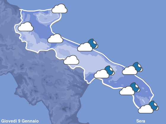 Previsioni Meteo Puglia Sera