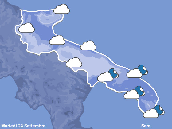 Previsioni Meteo Puglia Sera