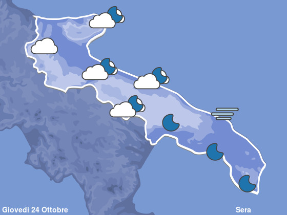 Previsioni Meteo Puglia Sera