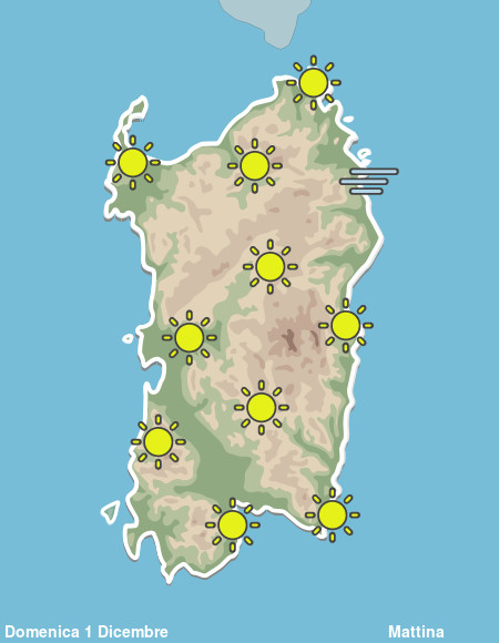 Previsioni Meteo Sardegna Mattina