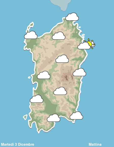 Previsioni Meteo Sardegna Mattina