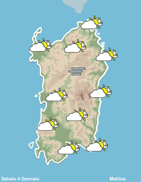 Previsioni Meteo Sardegna Mattina