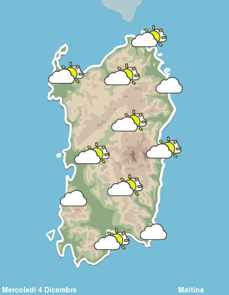 Previsioni Meteo Sardegna Mattina