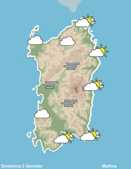 Previsioni Meteo Sardegna Mattina