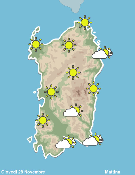 Previsioni Meteo Sardegna Mattina