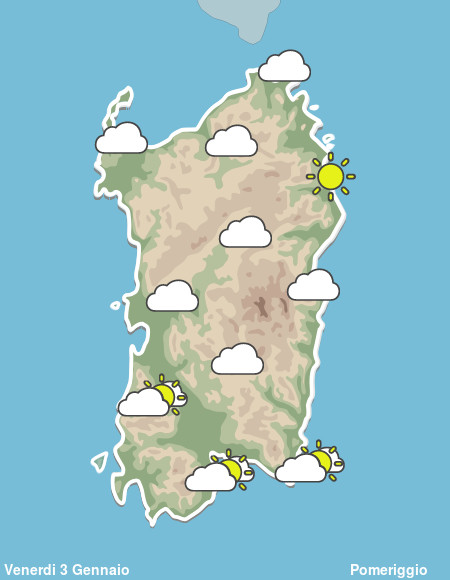 Previsioni Meteo Sardegna Pomeriggio