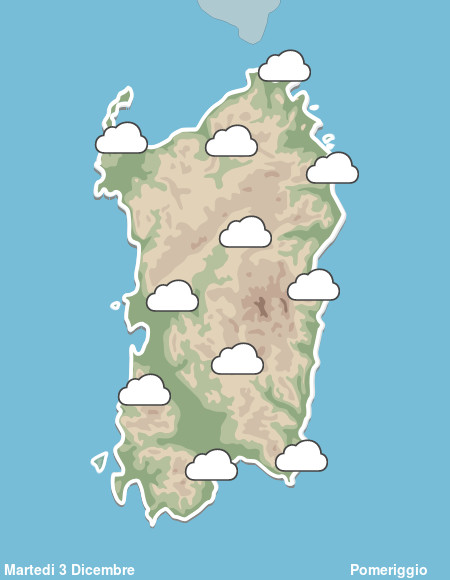 Previsioni Meteo Sardegna Pomeriggio