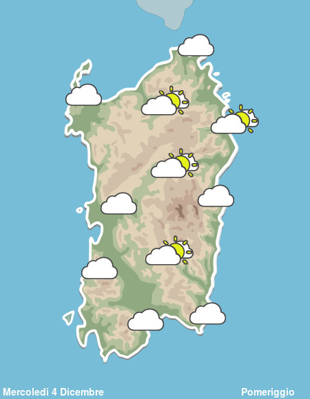 Previsioni Meteo Sardegna Pomeriggio