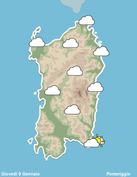 Previsioni Meteo Sardegna Pomeriggio