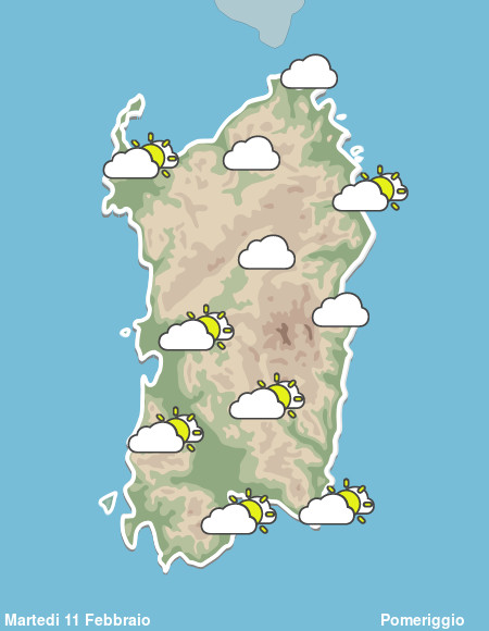 Previsioni Meteo Sardegna Pomeriggio