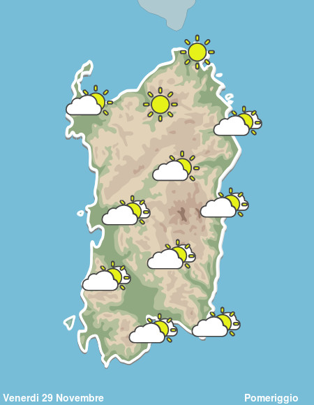 Previsioni Meteo Sardegna Pomeriggio