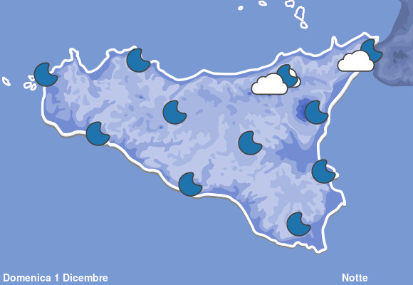 Previsioni Meteo Sicilia Notte