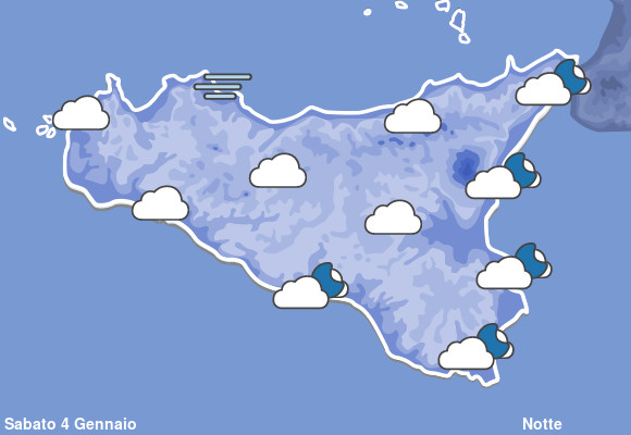 Previsioni Meteo Sicilia Notte