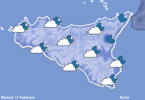 Previsioni Meteo Sicilia Notte