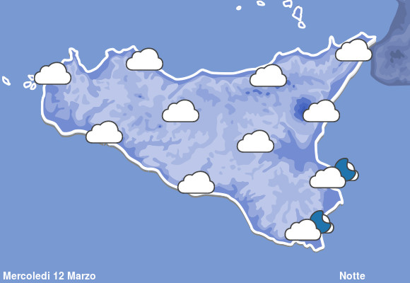 Previsioni Meteo Sicilia Notte