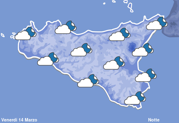 Previsioni Meteo Sicilia Notte