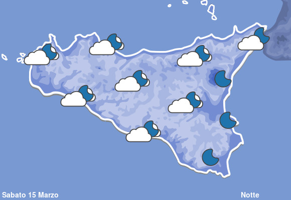 Previsioni Meteo Sicilia Notte