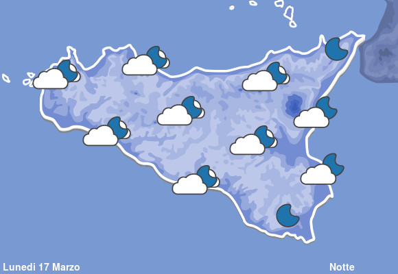 Previsioni Meteo Sicilia Notte