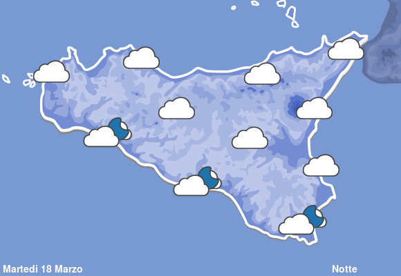 Previsioni Meteo Sicilia Notte