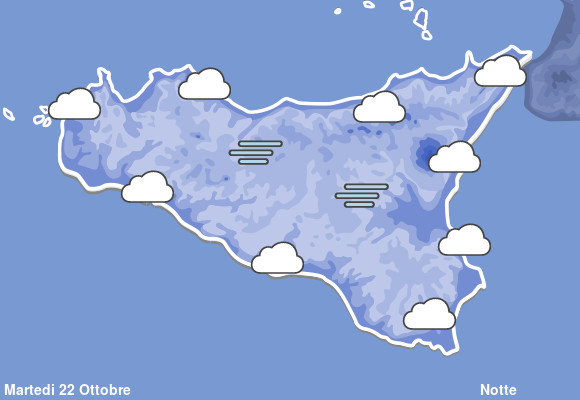 Previsioni Meteo Sicilia Notte